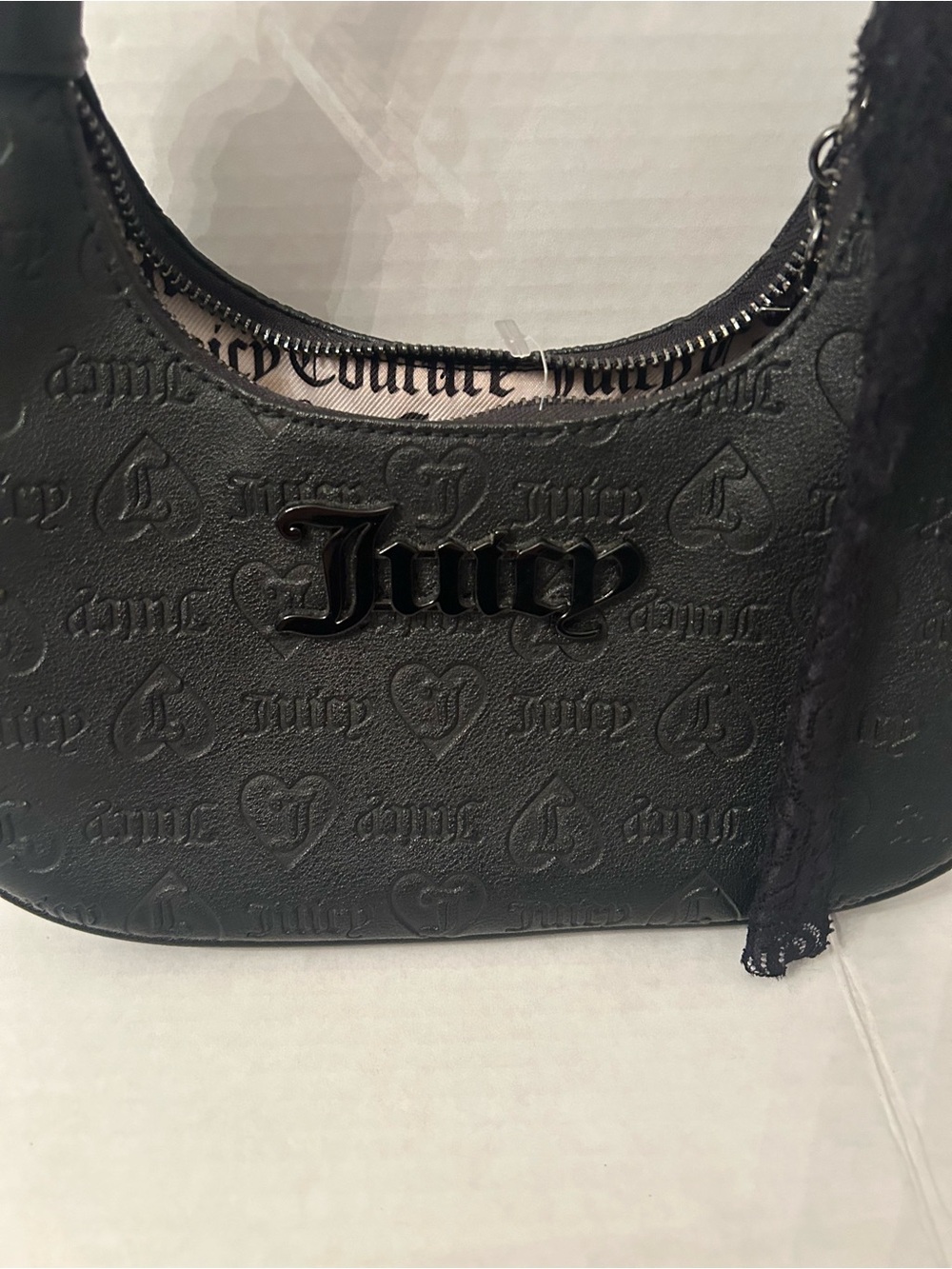 Juicy Couture Black Monogram
Shoulder Bag